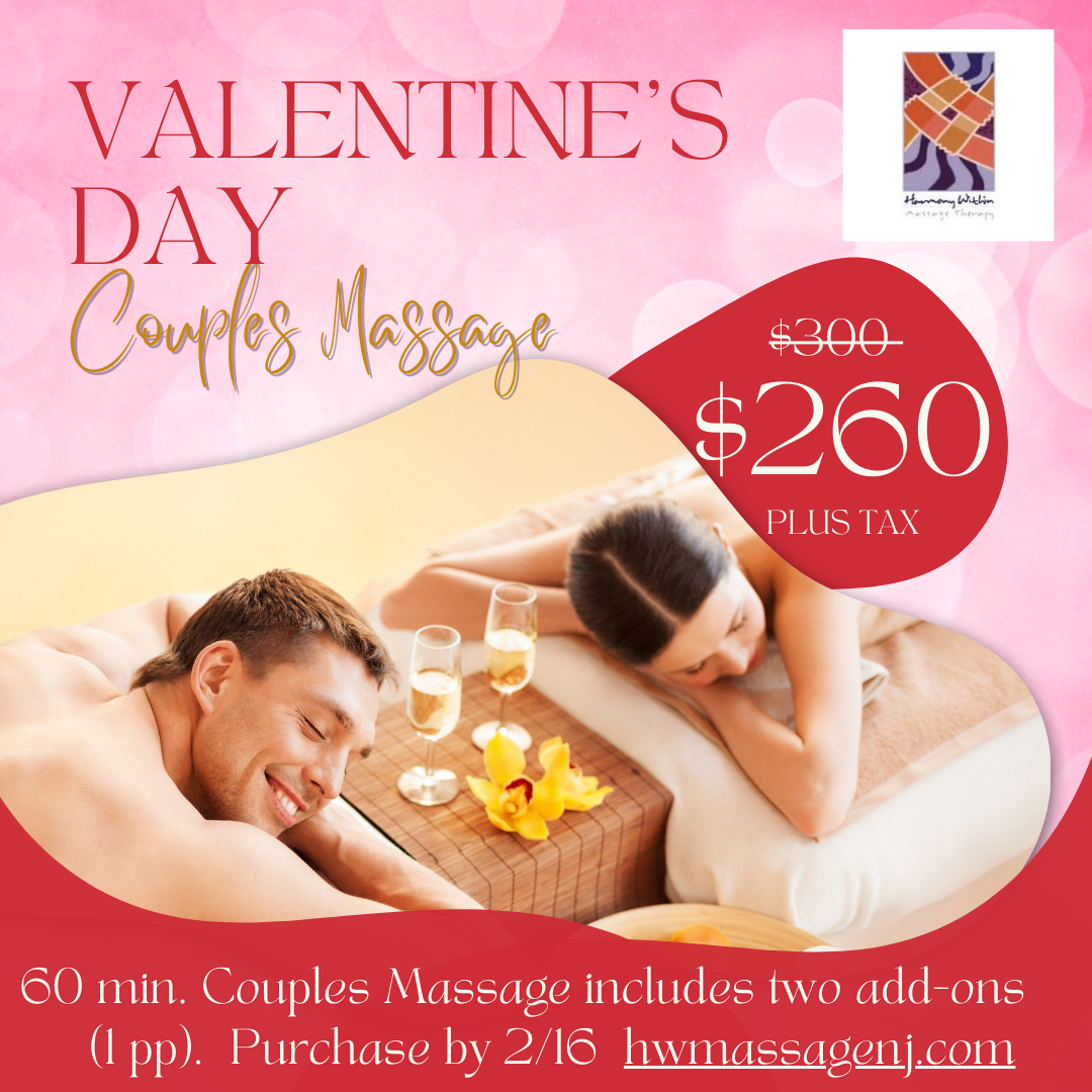 Valentines Day Couples Massage Special